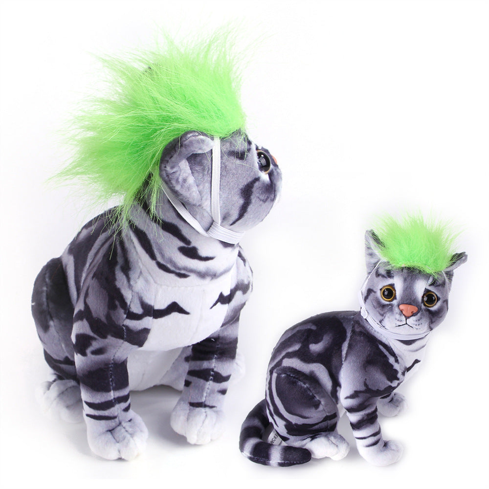 Pet costume wig