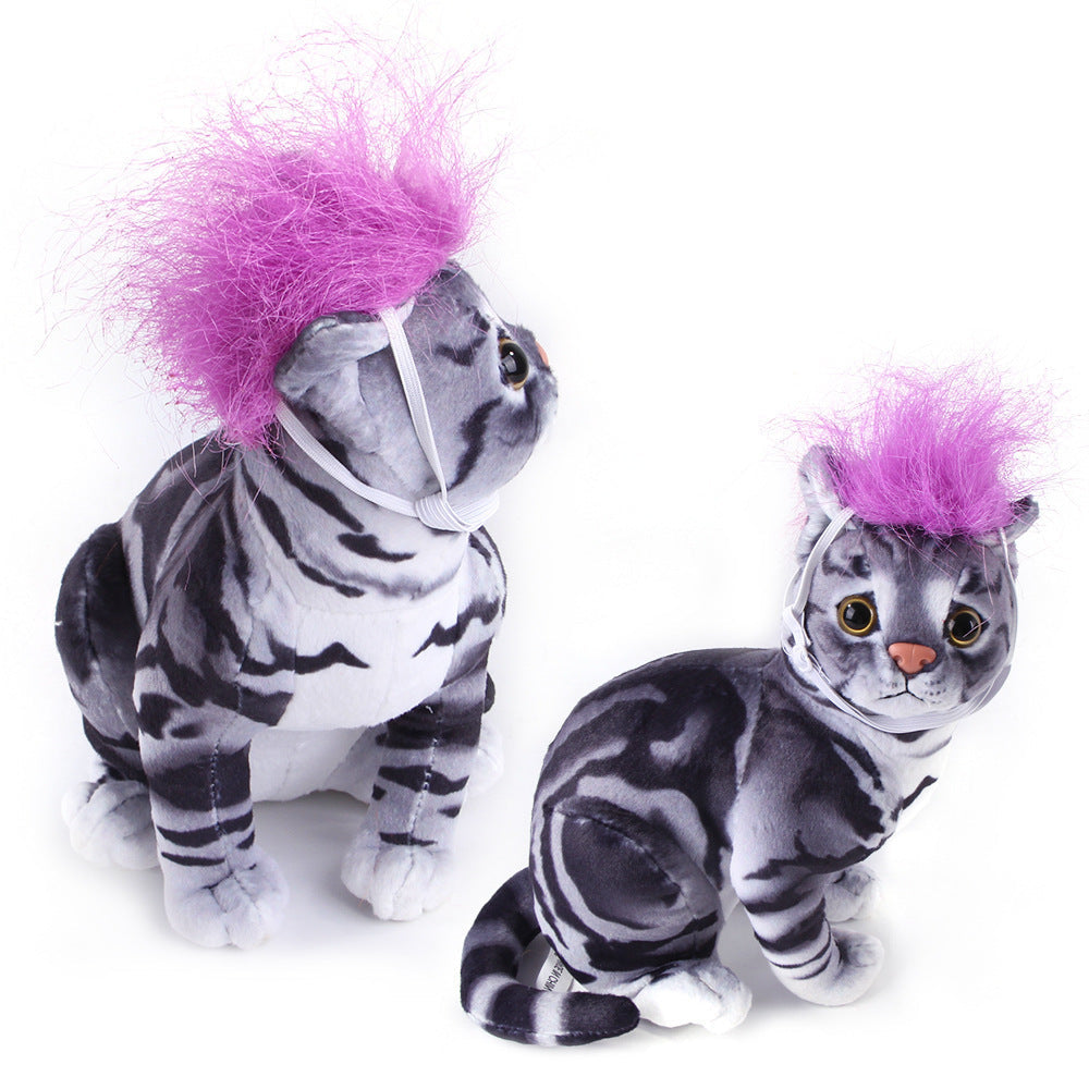 Pet costume wig
