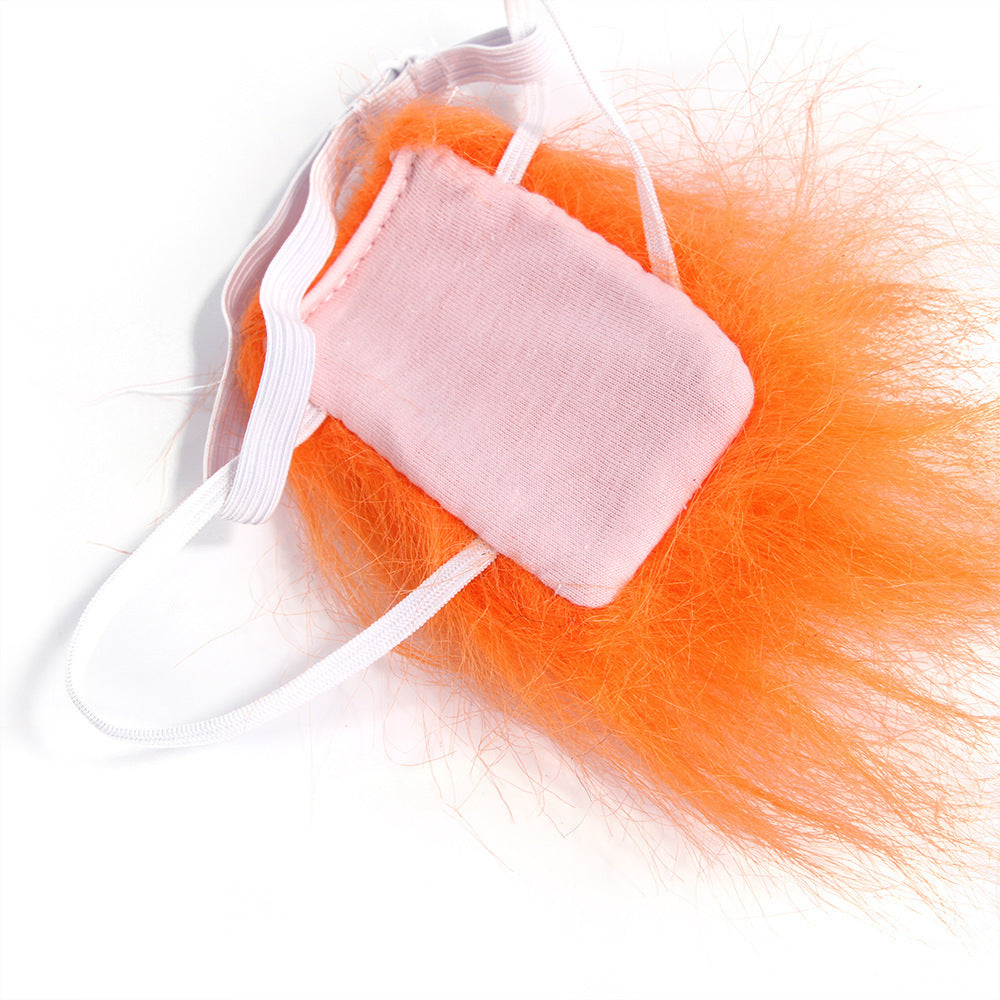 Pet costume wig