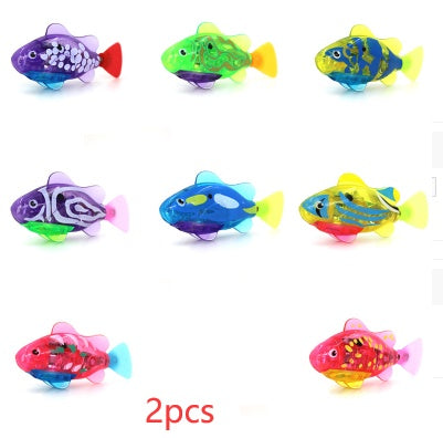 Cat Interactive Electric Fish Water Toy For Indoor Play Swimming Robot Fish Toys For Cat Dog Pet Baby Swimmer Bath Robot fish Toys