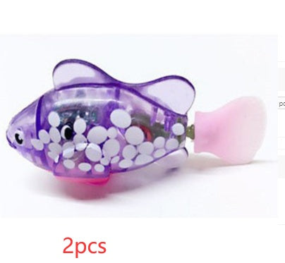 Cat Interactive Electric Fish Water Toy For Indoor Play Swimming Robot Fish Toys For Cat Dog Pet Baby Swimmer Bath Robot fish Toys