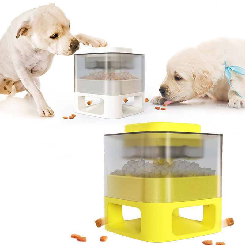 Dog Food Feeder Pet Accessories Cat Feeder Catapult Educational Dog Toys Pet Supplies Food Dispenser Just One Snap Comes Food