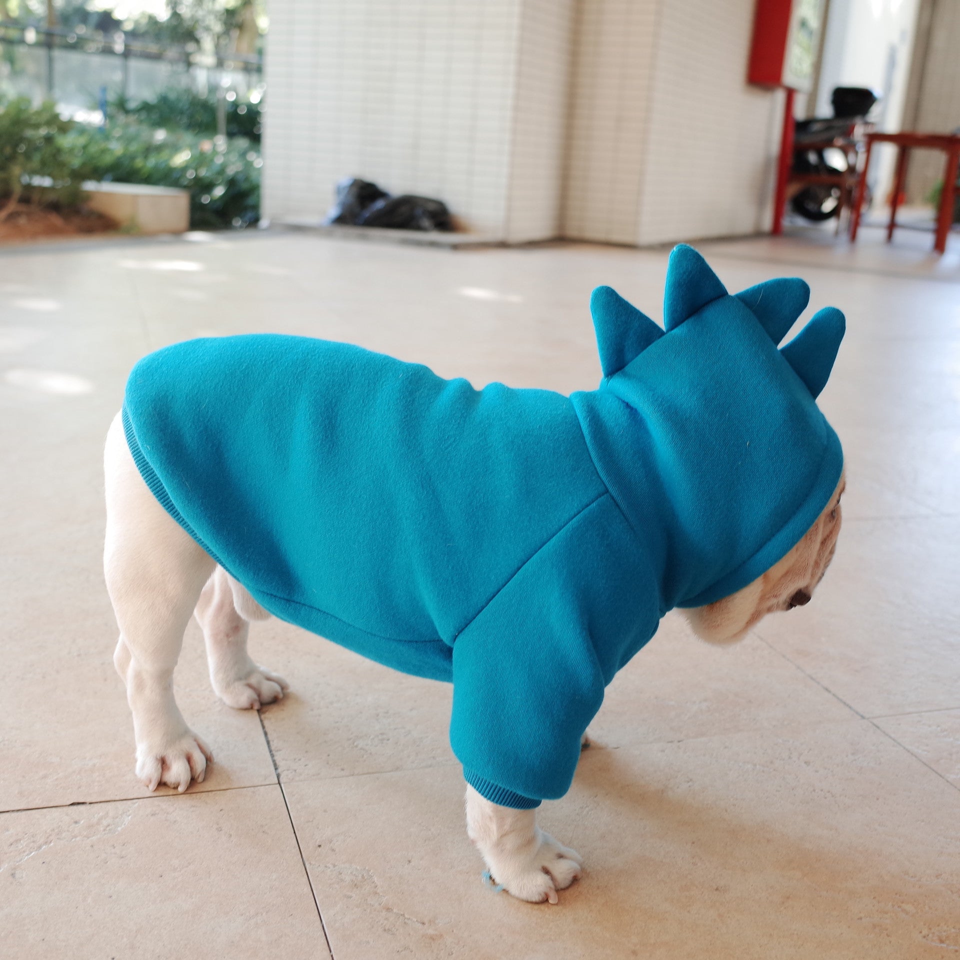 Pet Apparel Fleece Solid Color Hoodie