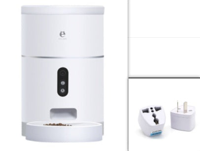 Pet Dog Cat Food Dispenser Bowl with Camera Wide Angle Automatic Pet Feeder Food Bowl APP Control Pet Accessories