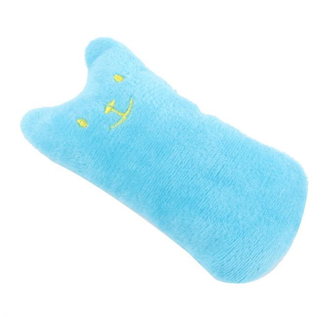 Catnip Cat Toys Pillow Interactive Cat Toy Catnip Pet Supplies Pillow Thumb Plush Teeth Grinding Bite Mint Cat Accessories