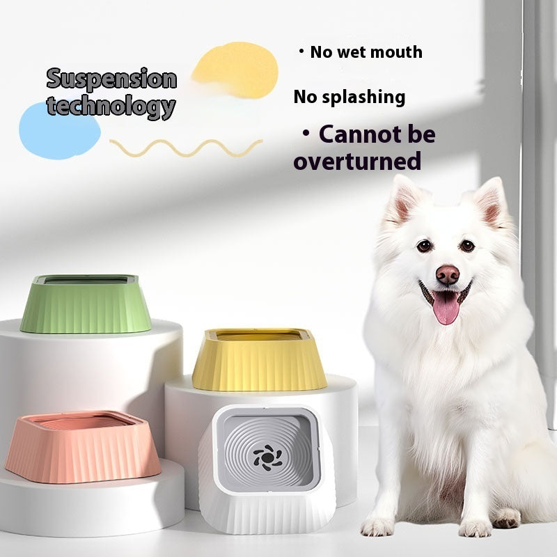 Dog Drinking Bowl Water Bowl Mouth Wet-proof Anti-tumble Floating Water Bowl Pet Products