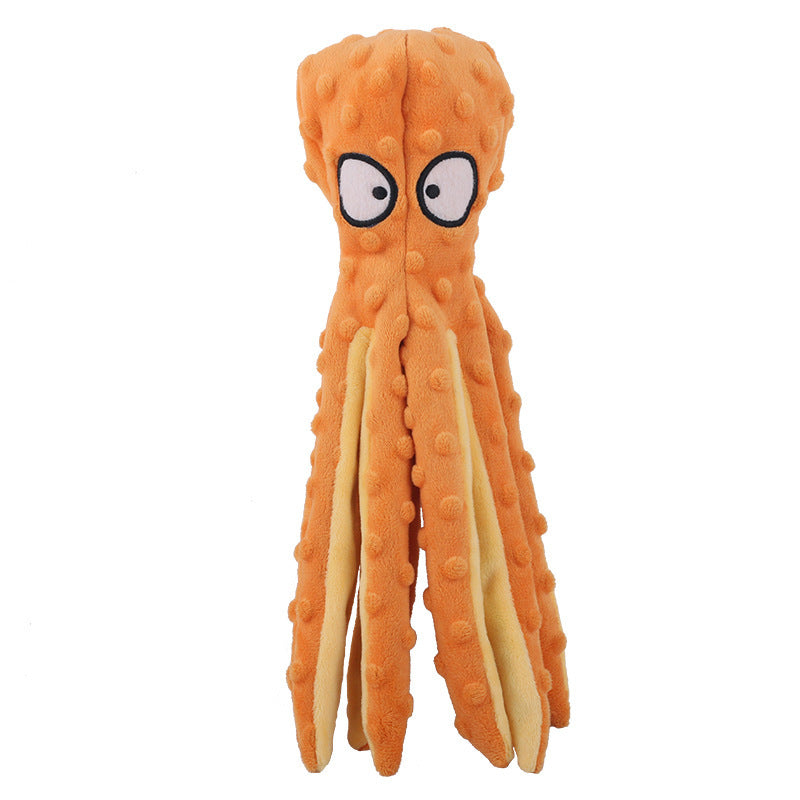 New Hot Sale Eco-friendly New Design Pet Plush Octopus Cat Dog Toy