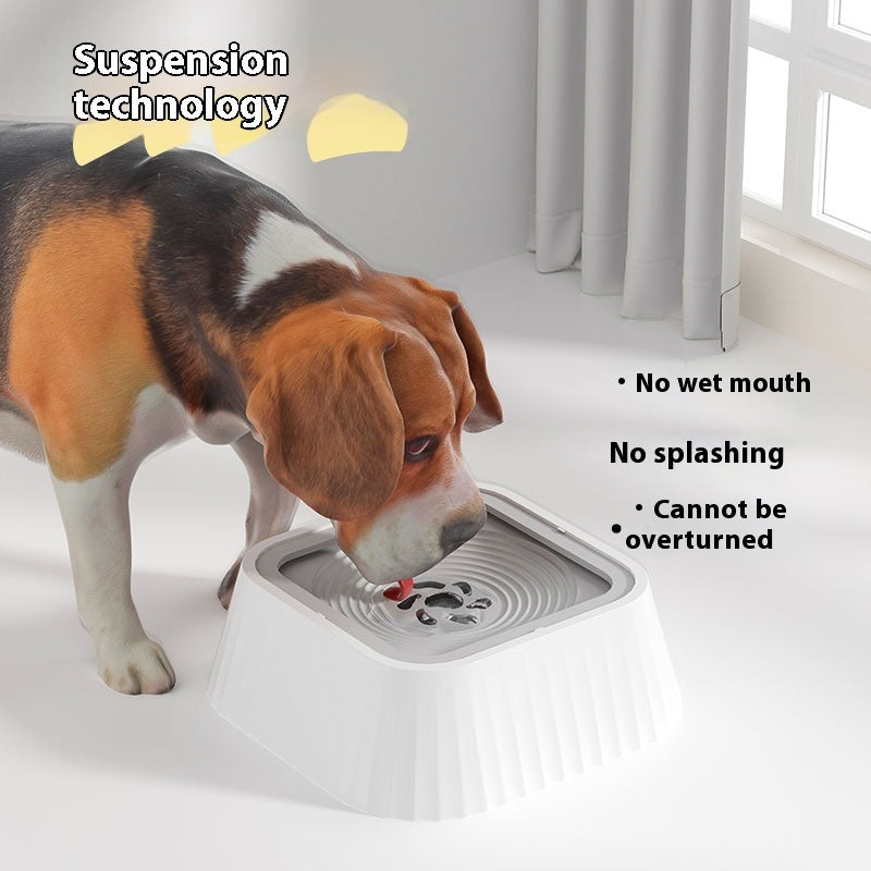 Dog Drinking Bowl Water Bowl Mouth Wet-proof Anti-tumble Floating Water Bowl Pet Products