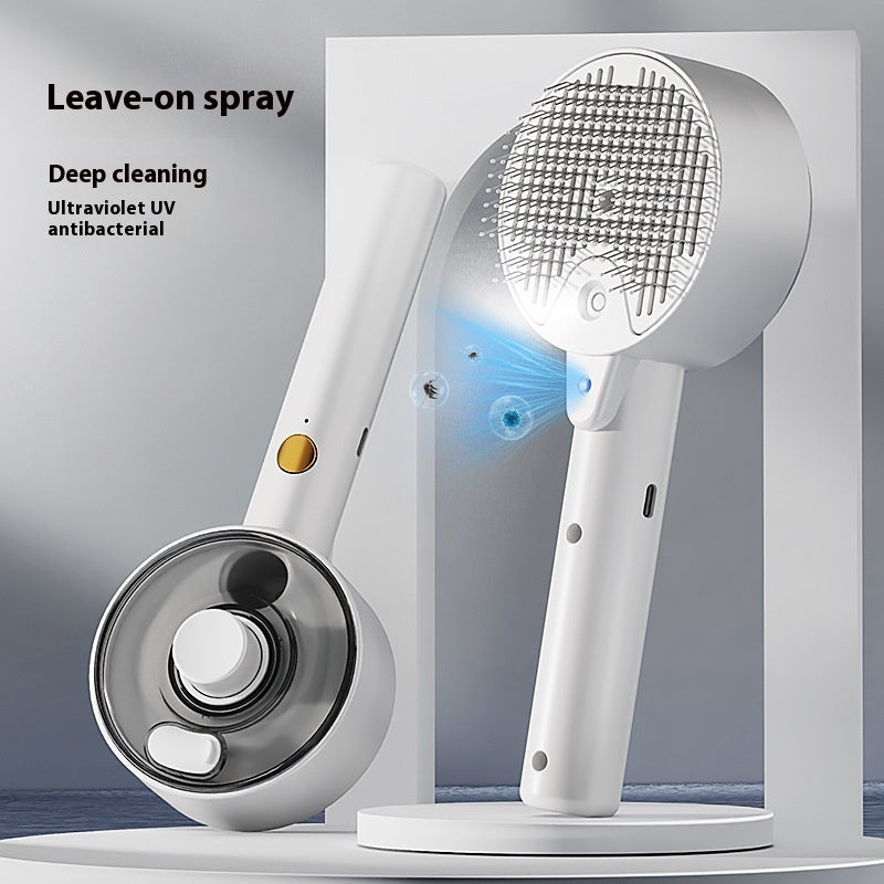 Pet Spray Massage Comb One-click Hair Removal Pet Products