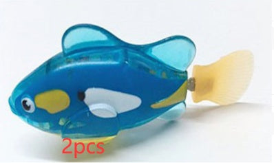 Cat Interactive Electric Fish Water Toy For Indoor Play Swimming Robot Fish Toys For Cat Dog Pet Baby Swimmer Bath Robot fish Toys