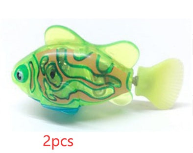 Cat Interactive Electric Fish Water Toy For Indoor Play Swimming Robot Fish Toys For Cat Dog Pet Baby Swimmer Bath Robot fish Toys